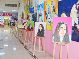 MIS Students Art display